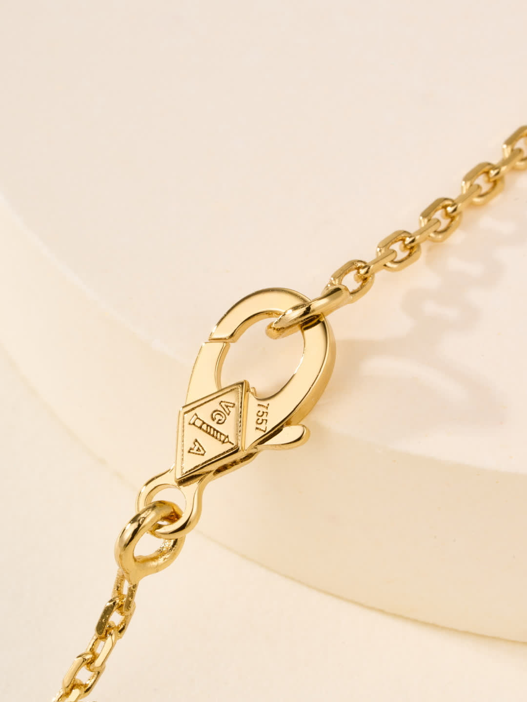 Van Cleef & Arpels Magic Alhambra Pink Enamel Gold Necklace